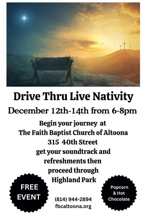 Drive Thru Nativity